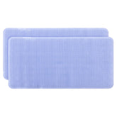 Kuber Industries Bath Mat | PVC Bathroom Mat | Shower Bath Mat | Floor Tub Mat | Bathroom Mud Mat | Anti-Skid Shower Bathroom Mat | L-YSD-C |Pack of 2|Sky Blue